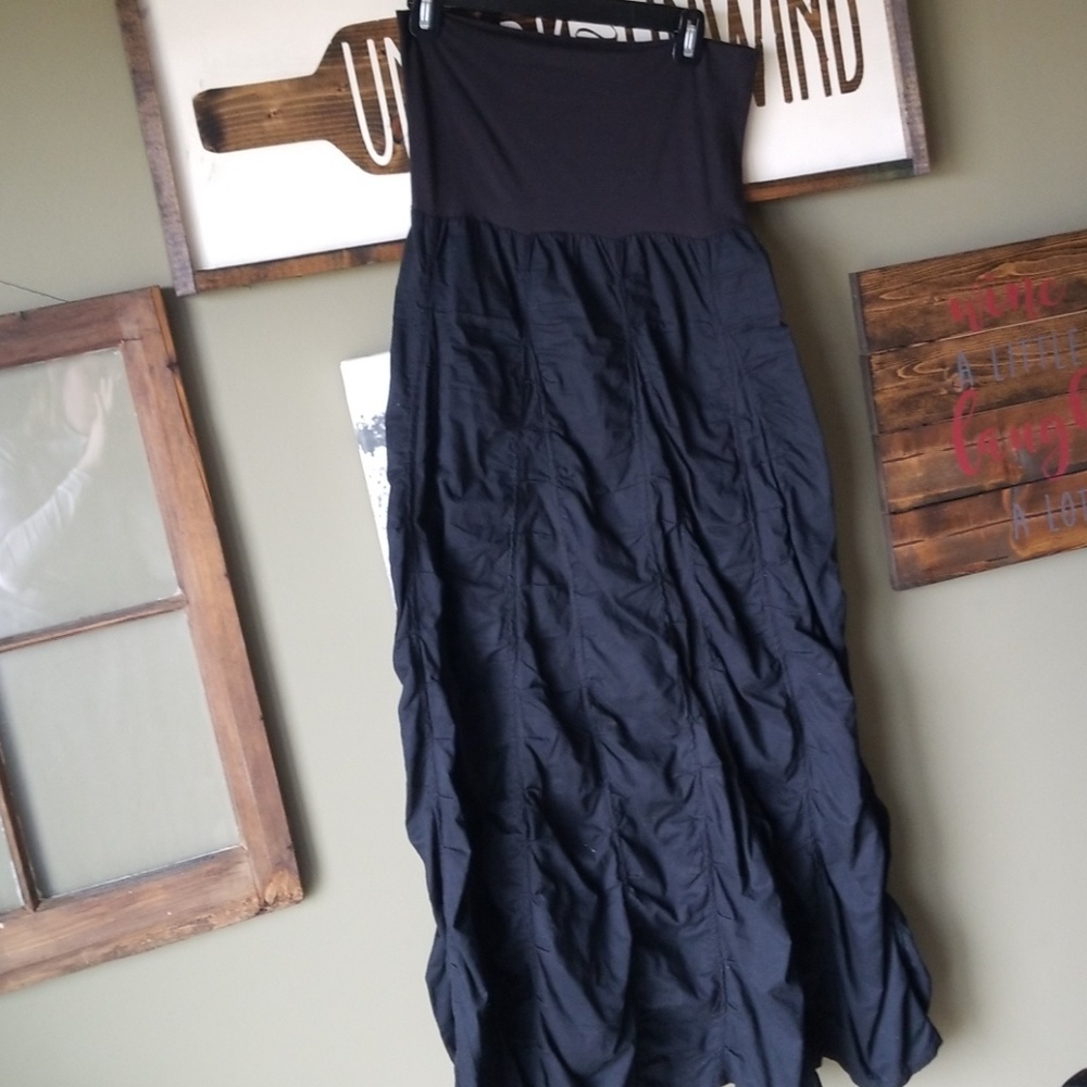 Black maxi skirt